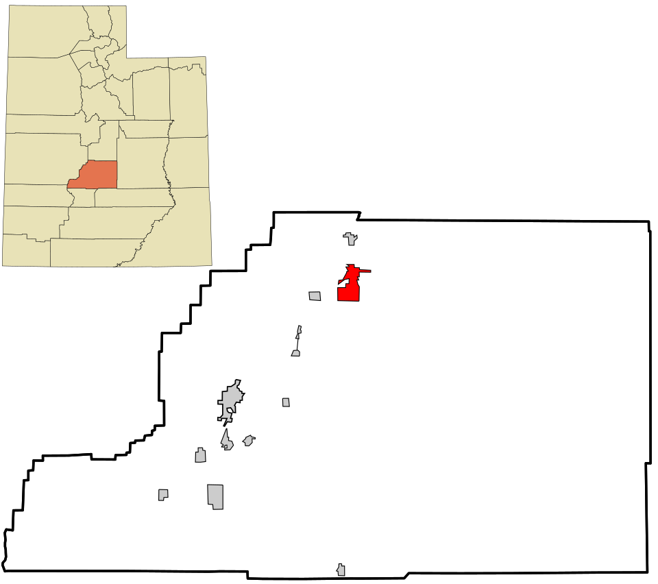 Locator map of Salina
