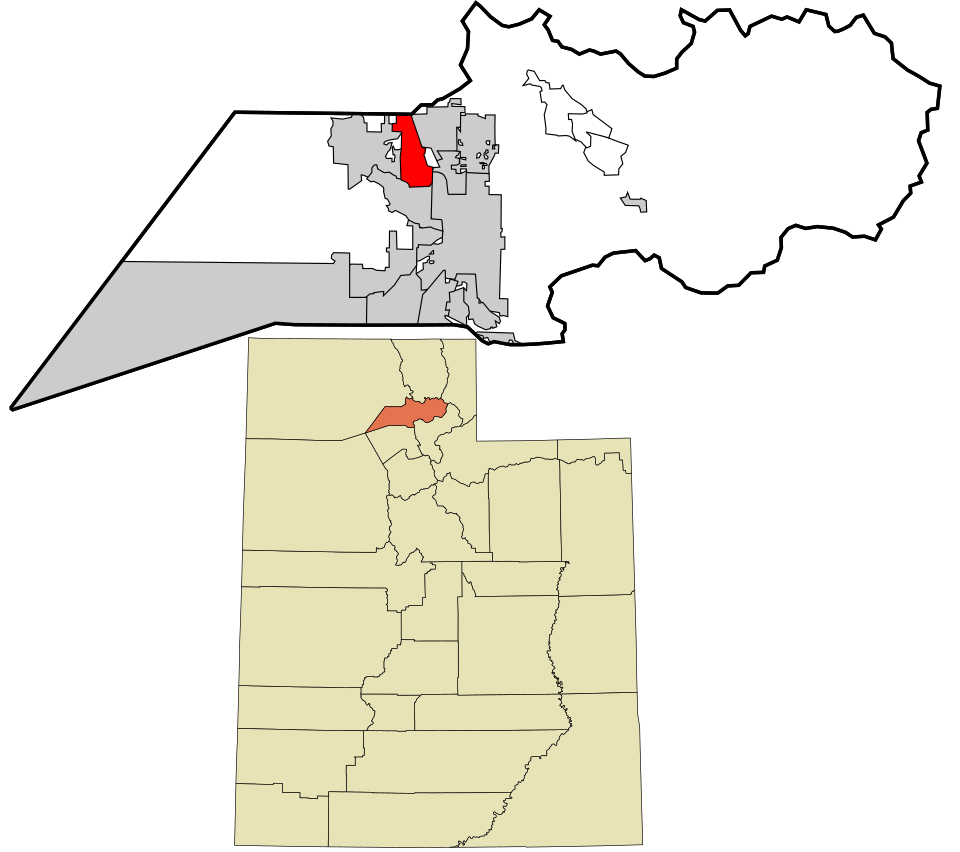 Locator map of Farr West