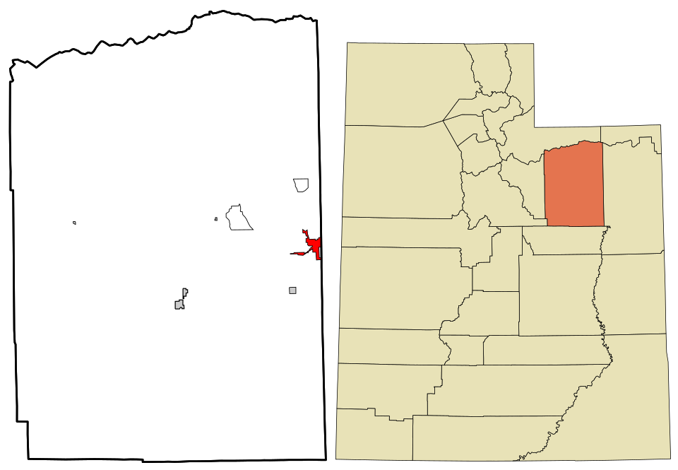 Locator map of Roosevelt