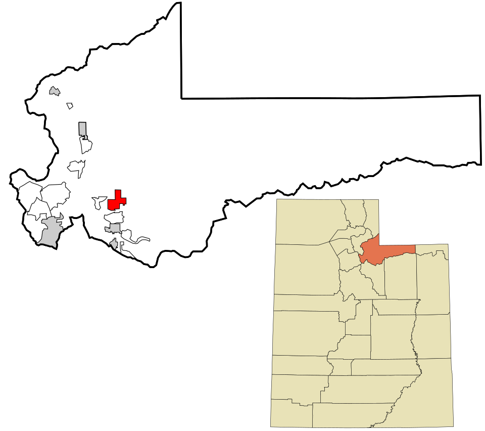 Locator map of Oakley