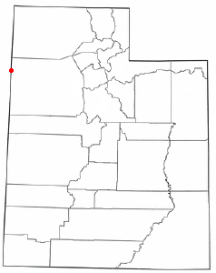 Locator map of Wendover