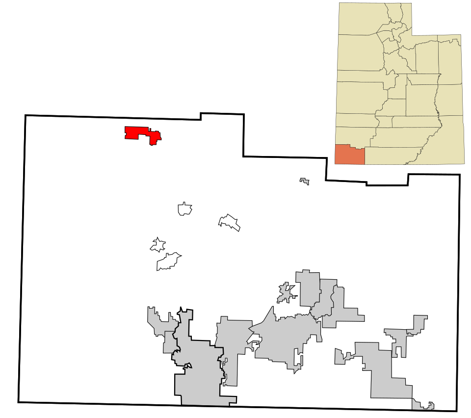 Locator map of Enterprise