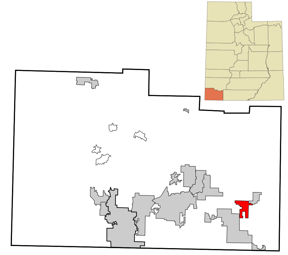 Locator map of Rockville