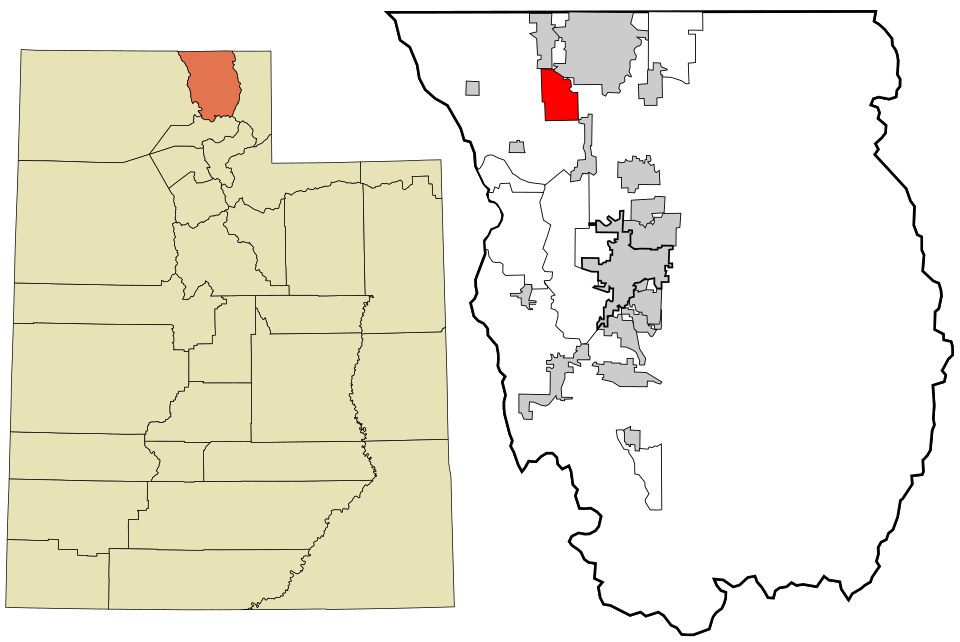 Locator map of Trenton