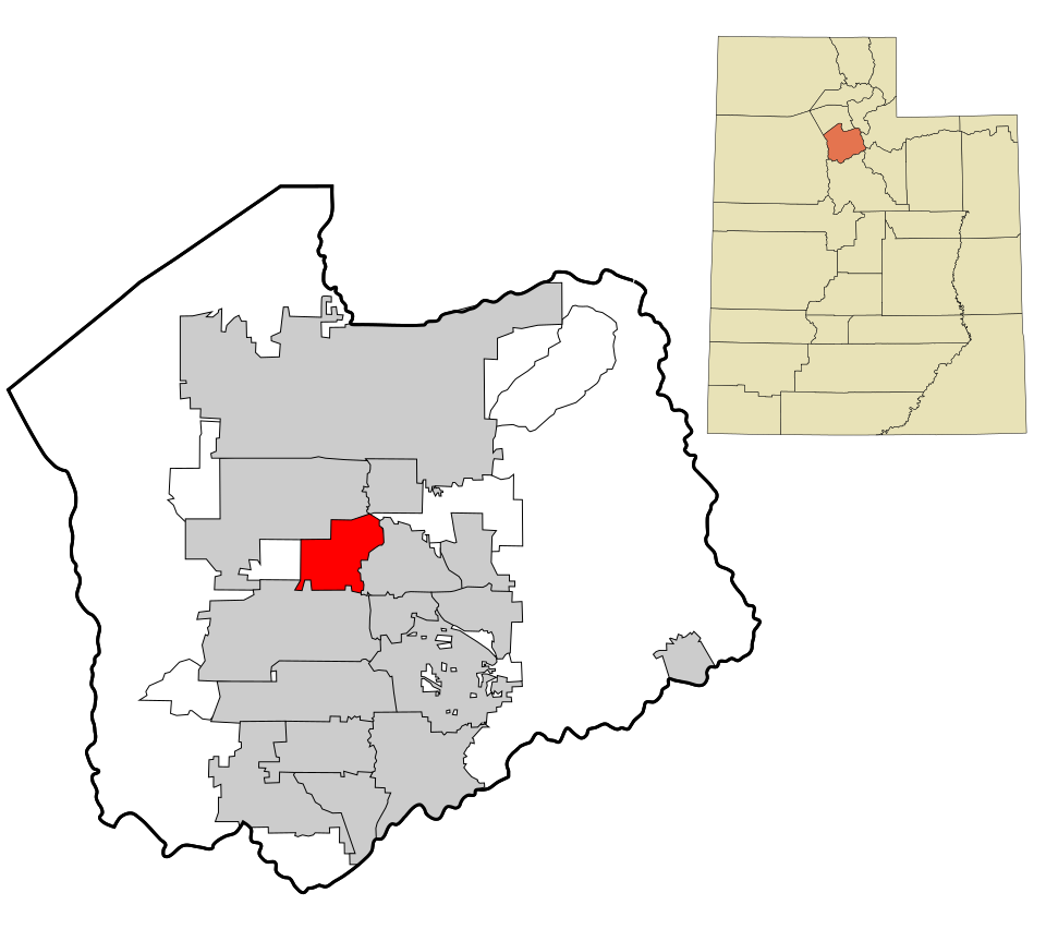 Locator map of Taylorsville