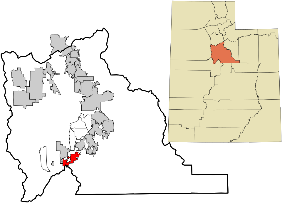 Locator map of Santaquin