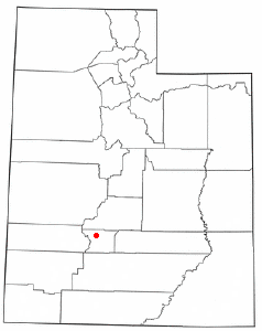 Locator map of Marysvale