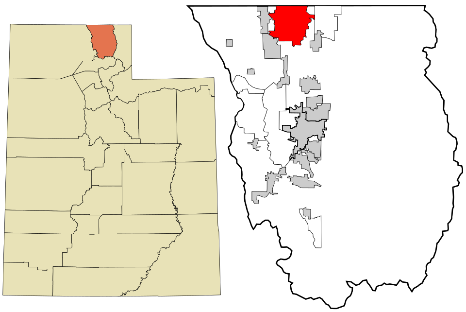 Locator map of Lewiston