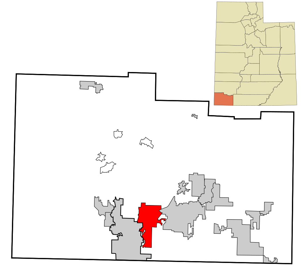 Locator map of Washington