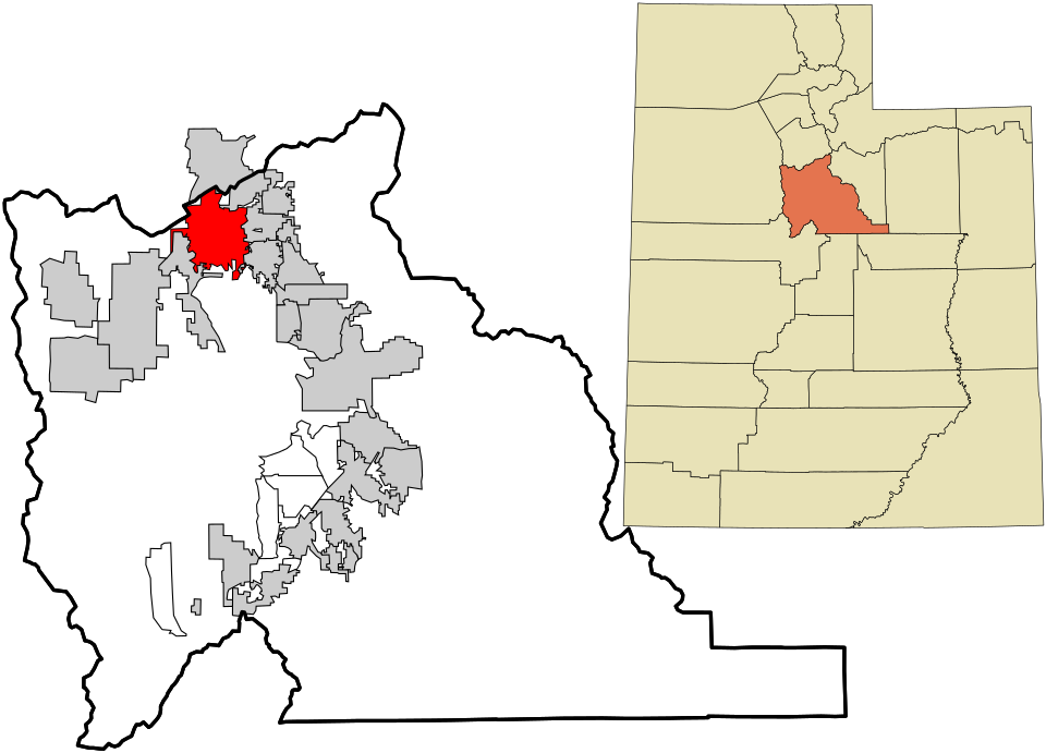 Locator map of Lehi
