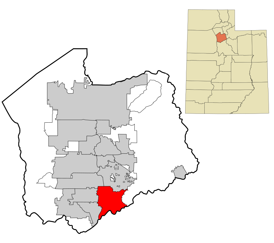 Locator map of Draper