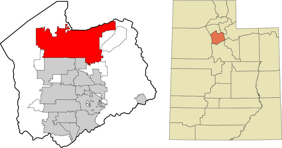 Locator map of Salt Lake