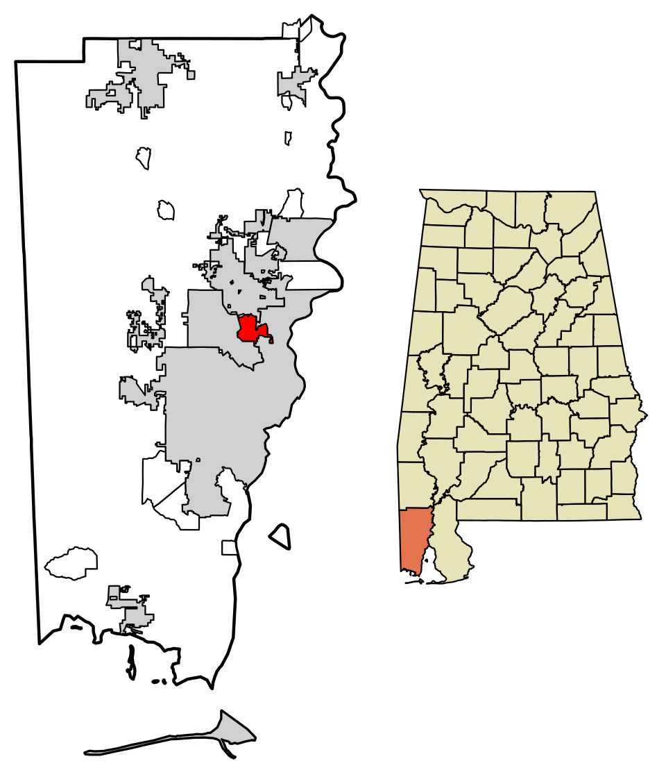 Map of Chickasaw