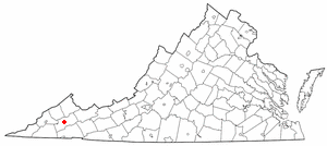 Locator map of Cleveland