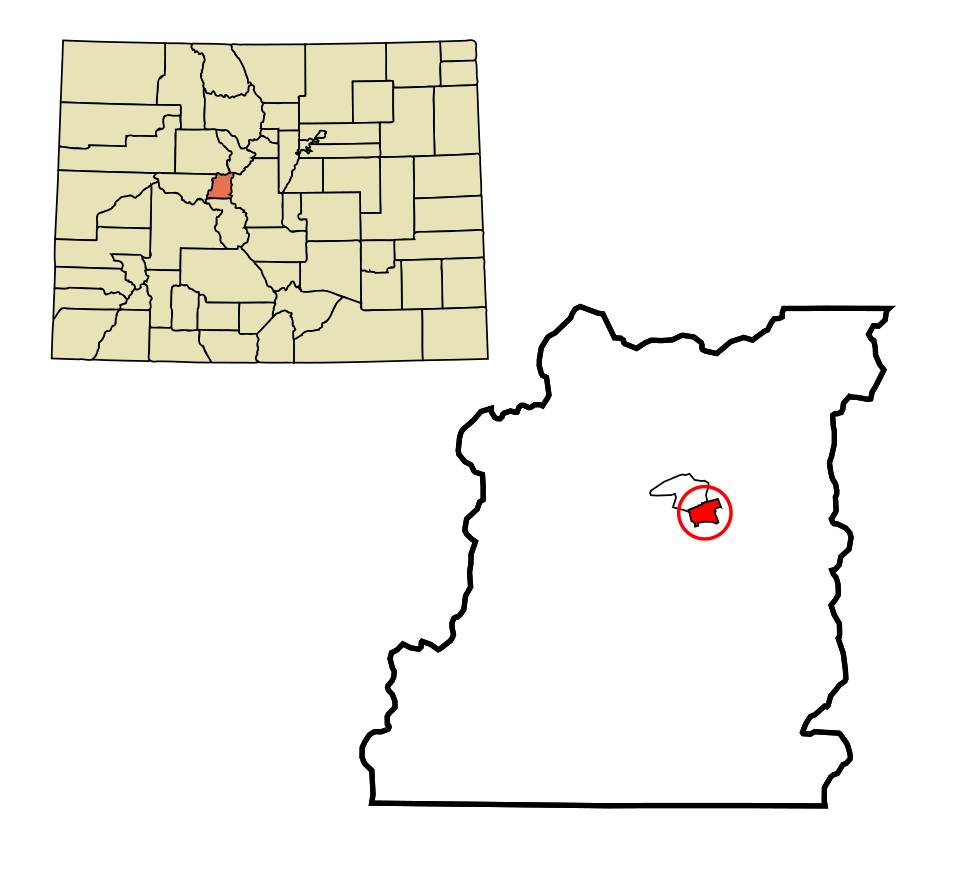Map of Leadville