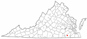Locator map of Capron