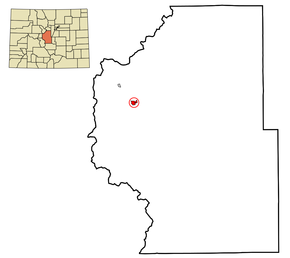 Locator map of Fairplay