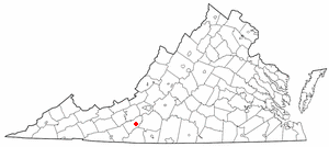 Locator map of Floyd