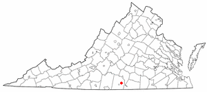 Locator map of Scottsburg