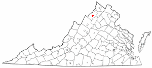 Locator map of Edinburg