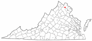 Locator map of Middleburg