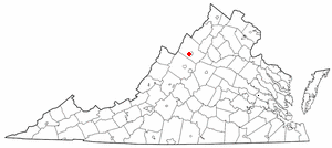 Locator map of Dayton