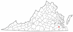 Locator map of Ivor