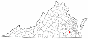 Locator map of Wakefield