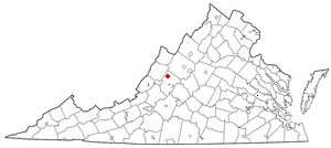 Locator map of Goshen