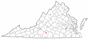 Locator map of Gretna