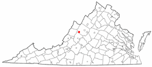 Locator map of Craigsville
