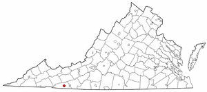Locator map of Independence