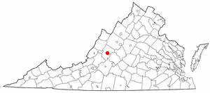 Locator map of Lexington