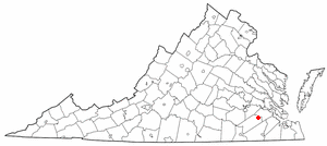 Locator map of Waverly