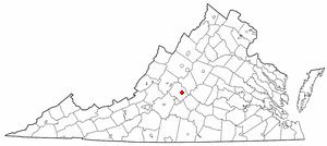 Locator map of Amherst