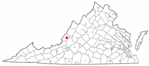 Locator map of Covington