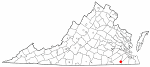 Locator map of Franklin