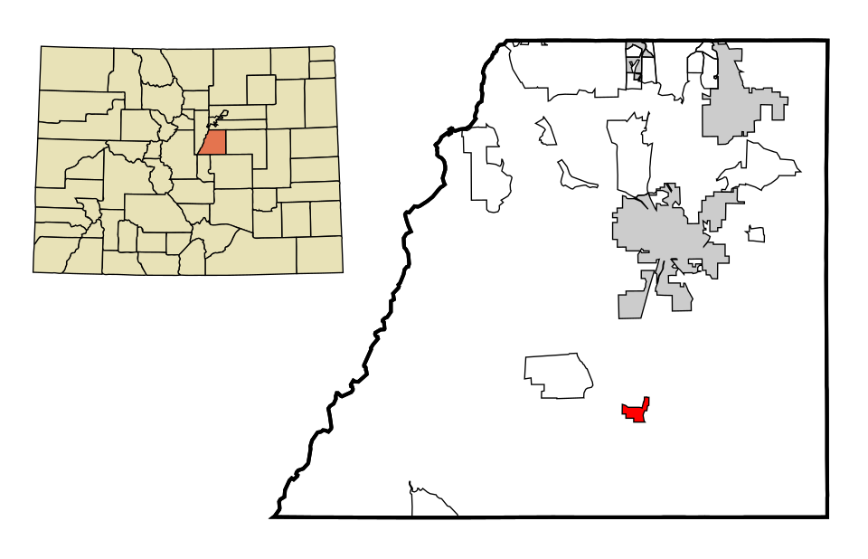 Locator map of Larkspur