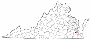 Locator map of Smithfield