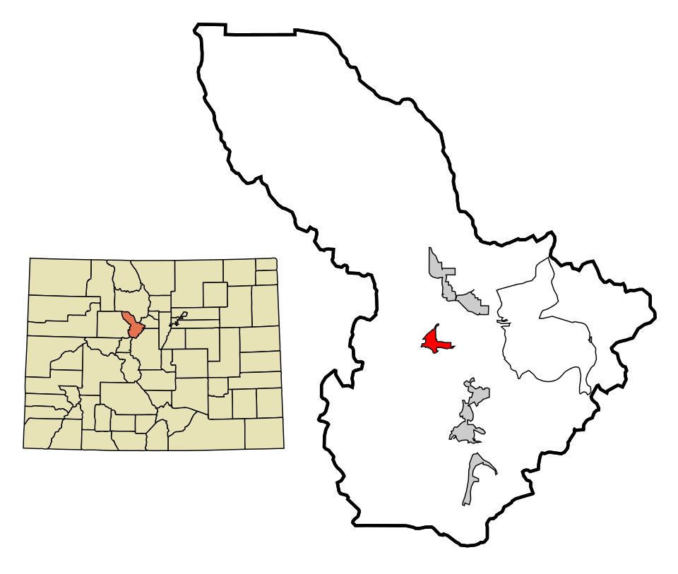 Locator map of Frisco
