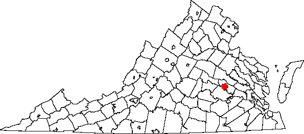 Locator map of Richmond