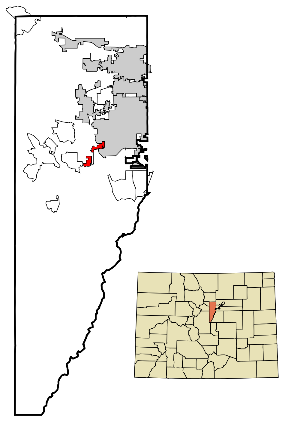 Locator map of Morrison