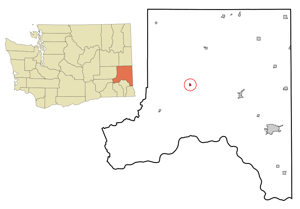 Locator map of Endicott