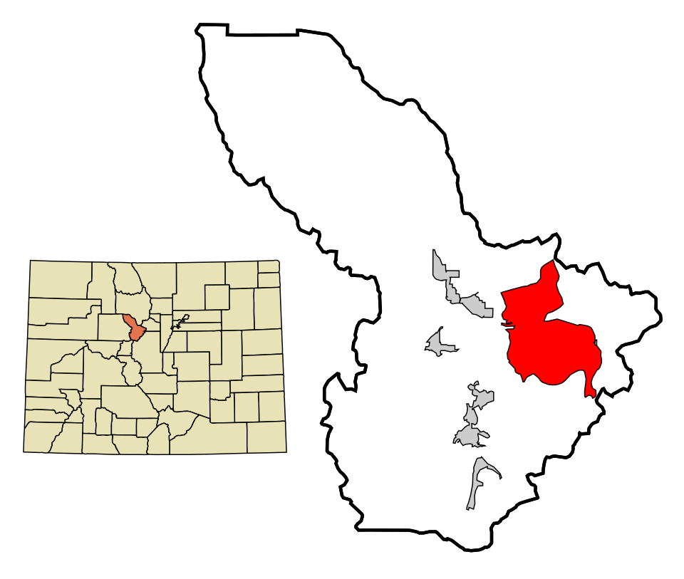Locator map of Keystone