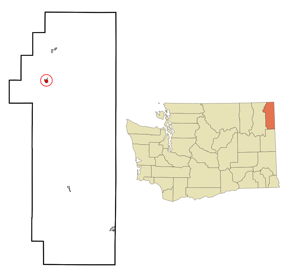 Locator map of Ione