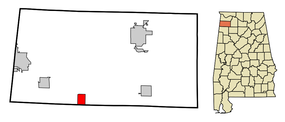 Locator map of Hodges