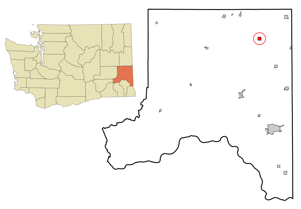 Locator map of Oakesdale