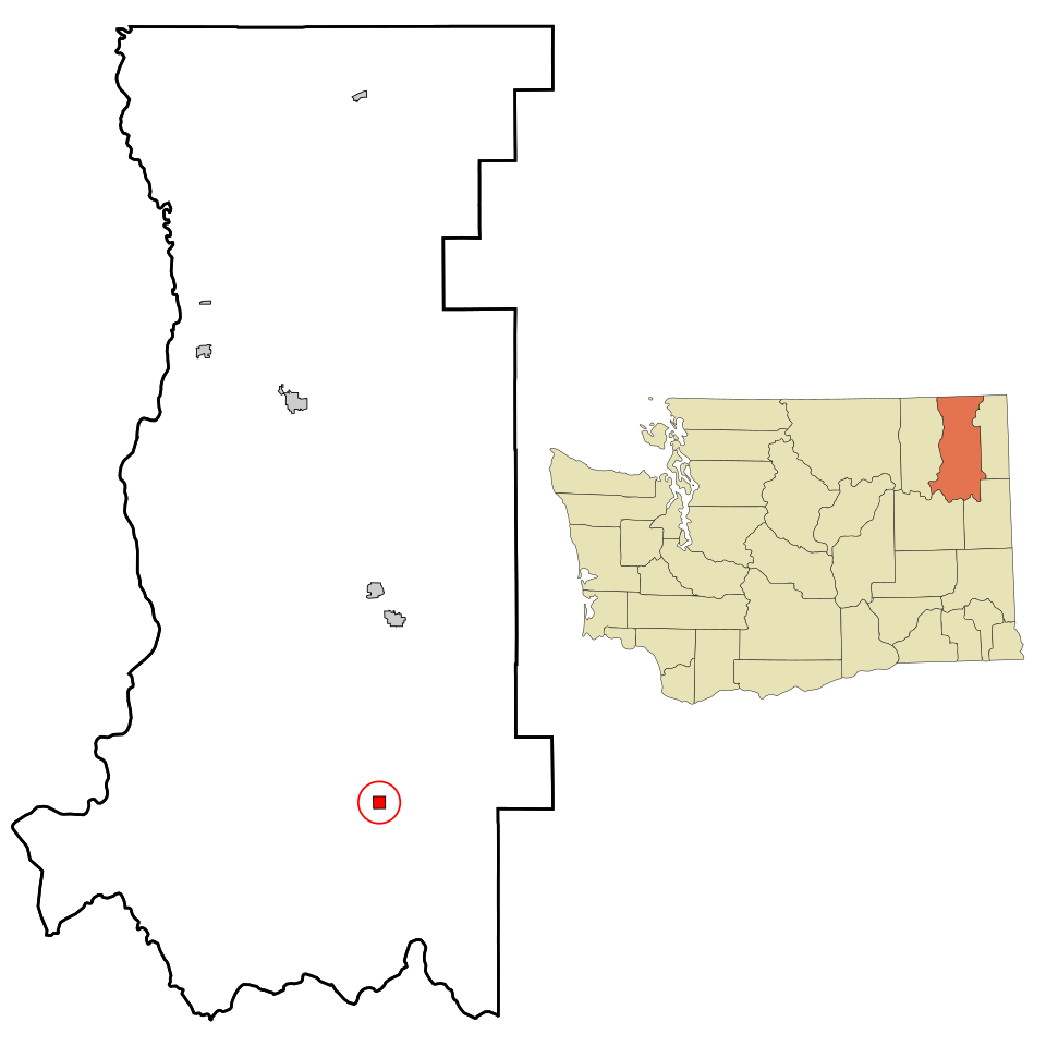 Locator map of Springdale