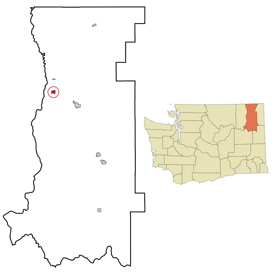 Locator map of Kettle Falls