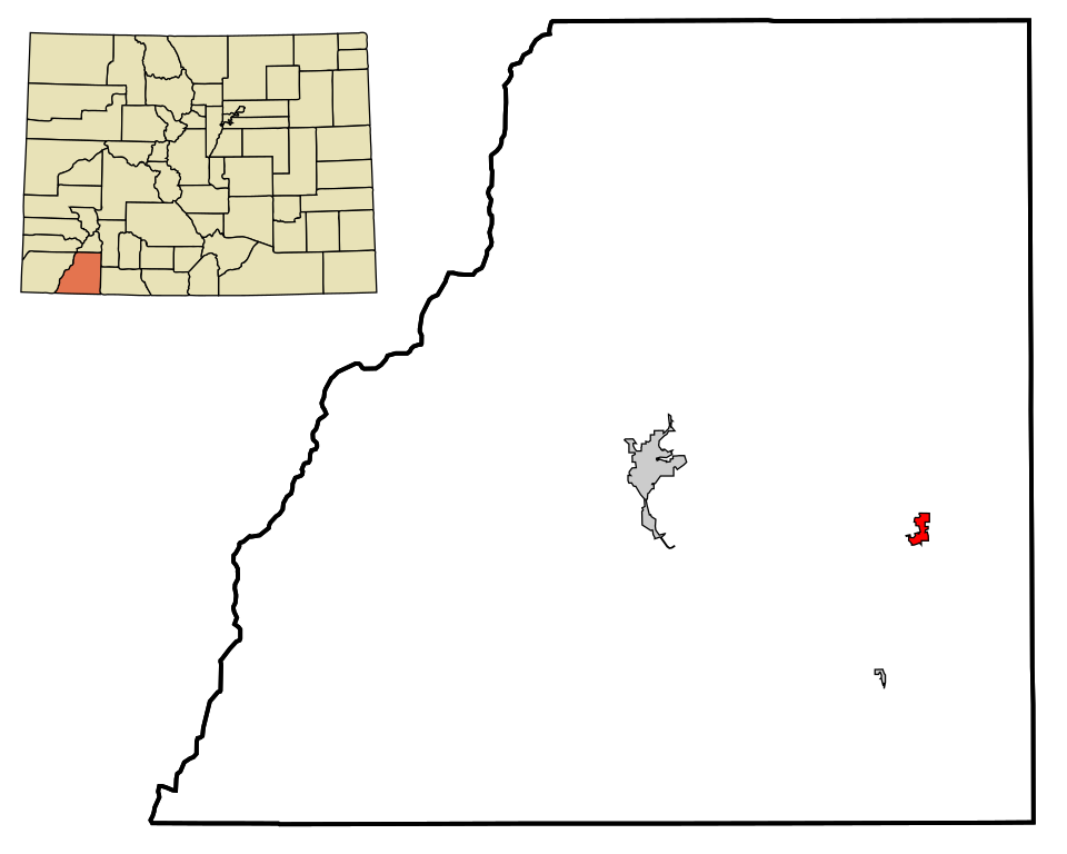 Locator map of Bayfield